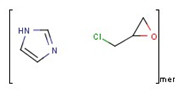 Προϊόν CAS 68797-57-9 Imidazole και του ιξώδους υγρού Epichlorodydrin